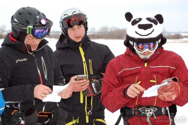 участники Сибирского Сусанина-2020 изучают схему контрольных пунктов_Владимир Синицин.jpg