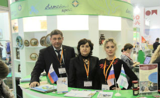 Коллективный стенд  позволил создать единый образ Алтайского края на международных выставках