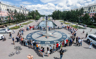 Барнаульцы стали сердцем своего города