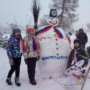 Русский герой – главная тема чемпионата по созданию снеговиков