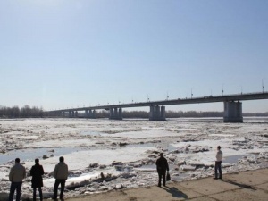 Ледоход в районе Речного вокзала в Барнауле прогнозируют на конец первой декады апреля