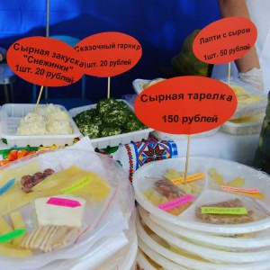 Более тонны сыра реализовали на гастрономическом празднике «Сырная деревня» в Куягане