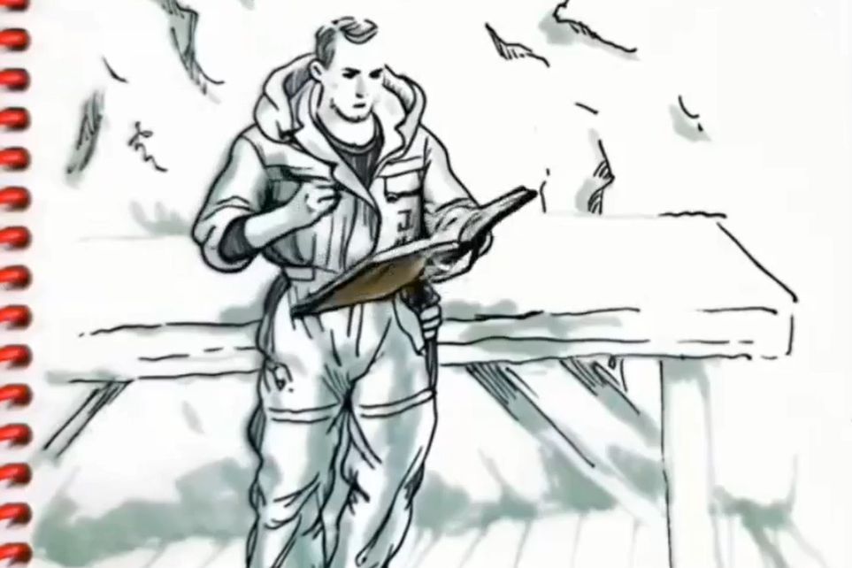 археолог - персонаж спектакля Пещерный человек в театре кукол Сказка_Мария Кривцова_skazkabarnaul.jpg