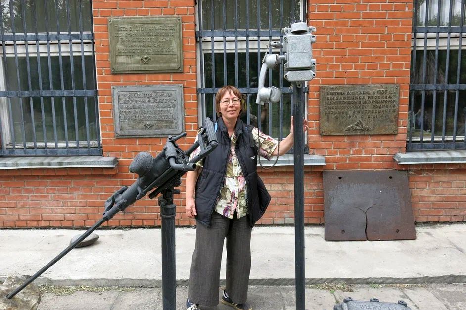 участница ретро-пробега по озерам Алтая_Аркадий Гайдамака.jpg