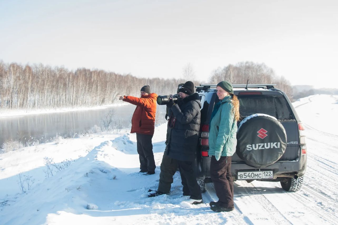 участники зимнего учета водоплавающих на незамерзающих протоках_katun24.ru.jpg